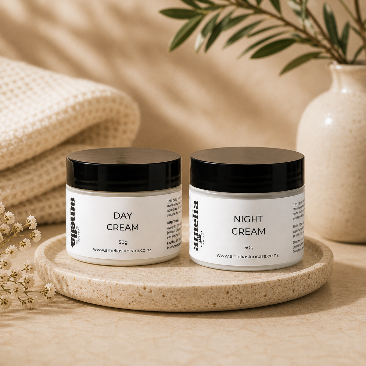 AM + PM Essentials with Day Cream and Night Cream