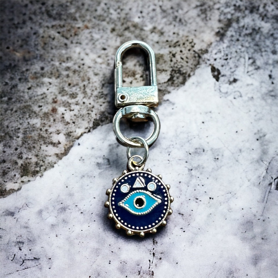 Evil eye keychain
