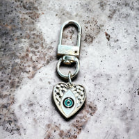 Evil eye keychain