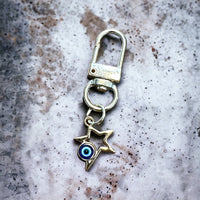 Evil eye keychain