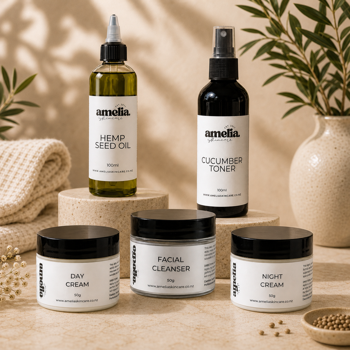 Amelia Skincare Bundles collection